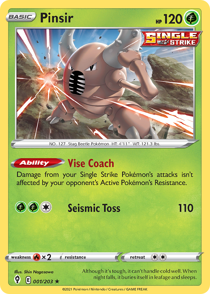 Pinsir Evolving Skies 1