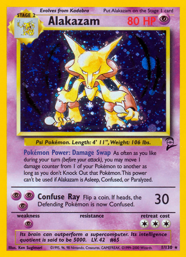 Alakazam Base Set 2 1