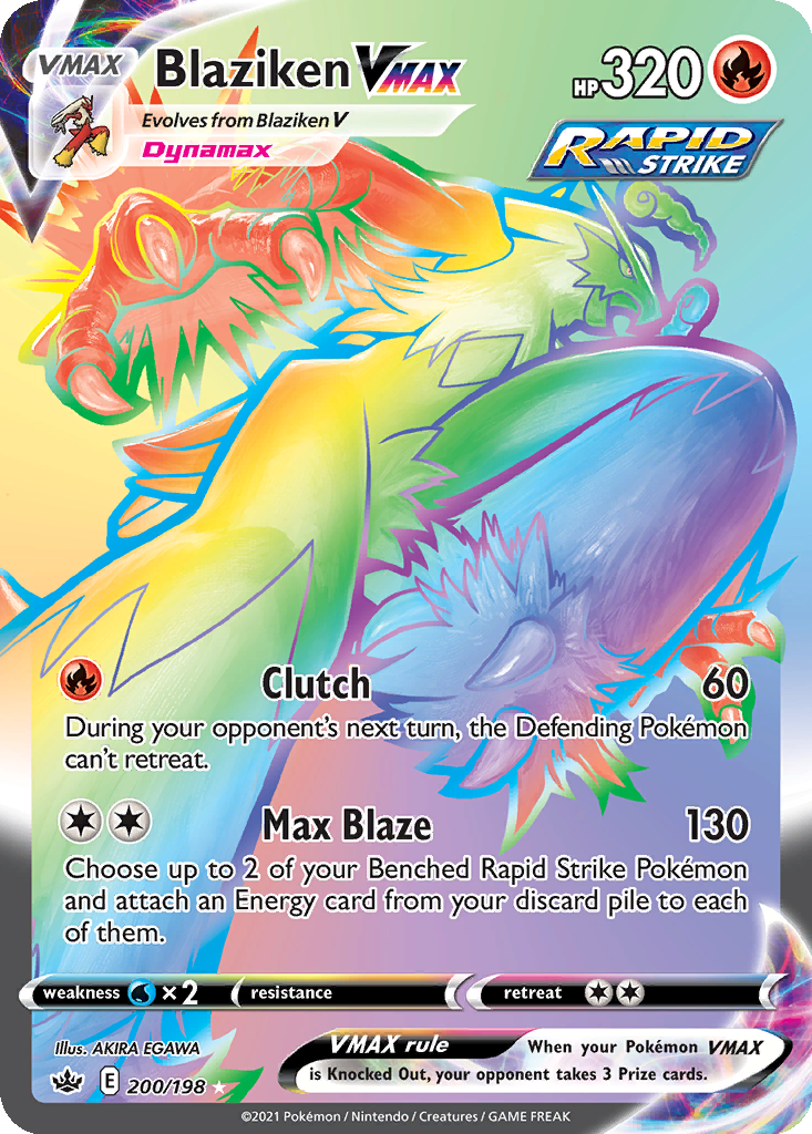 Blaziken VMAX #200