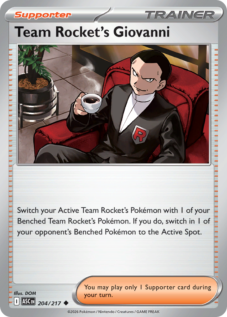 Team Rocket's Giovanni #204