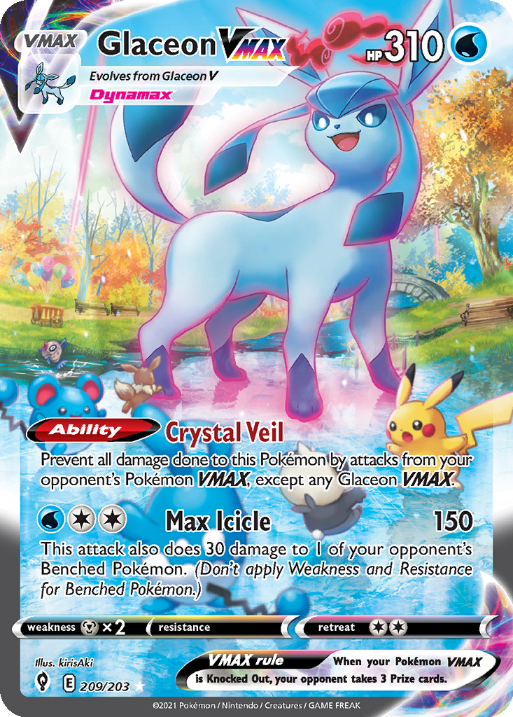 Glaceon VMAX #209 PSA 9
