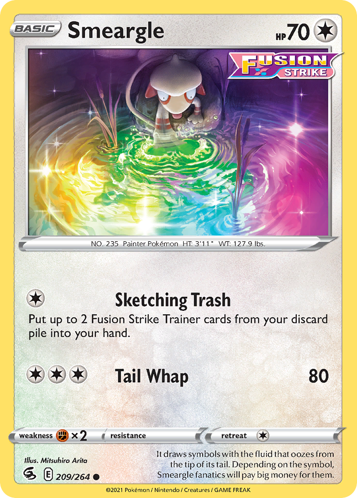 Smeargle Fusion Strike 209