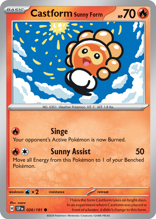 Castform Sunny Form #20