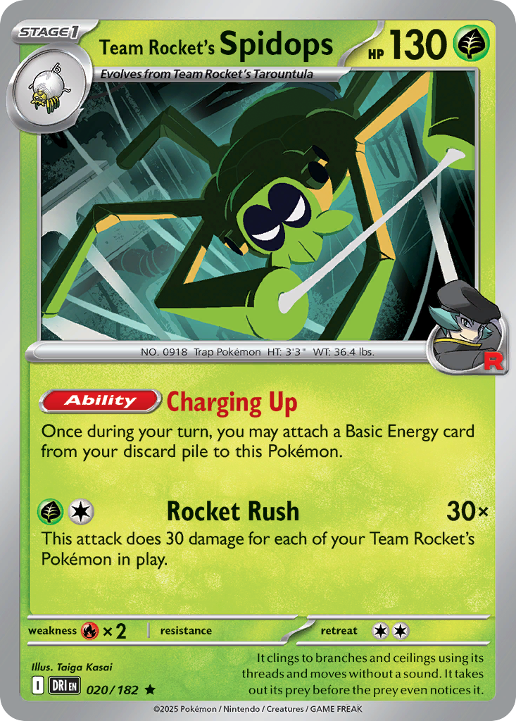 Team Rocket's Spidops #20