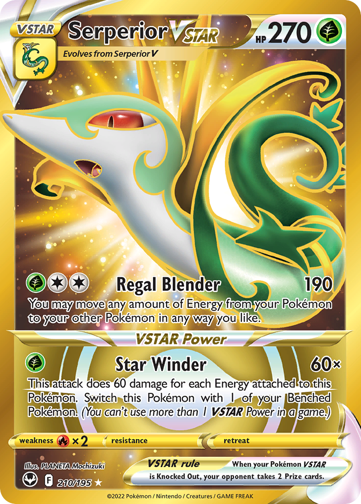 Serperior VSTAR Silver Tempest 210