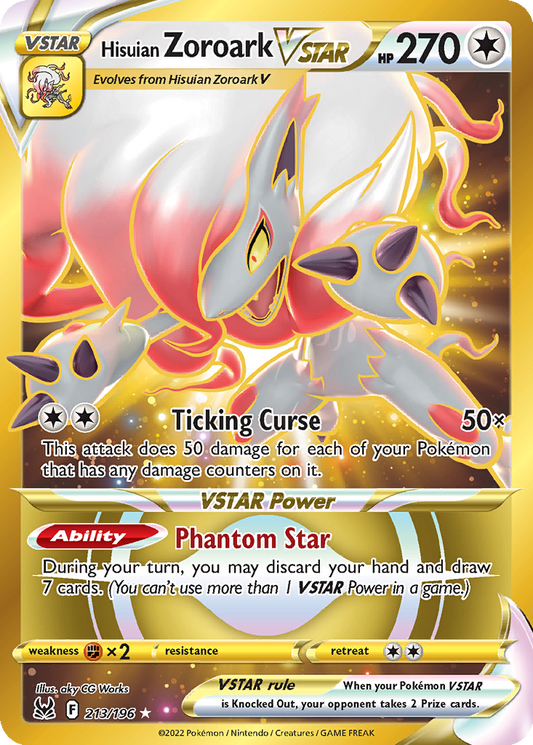 Hisuian Zoroark VSTAR #213