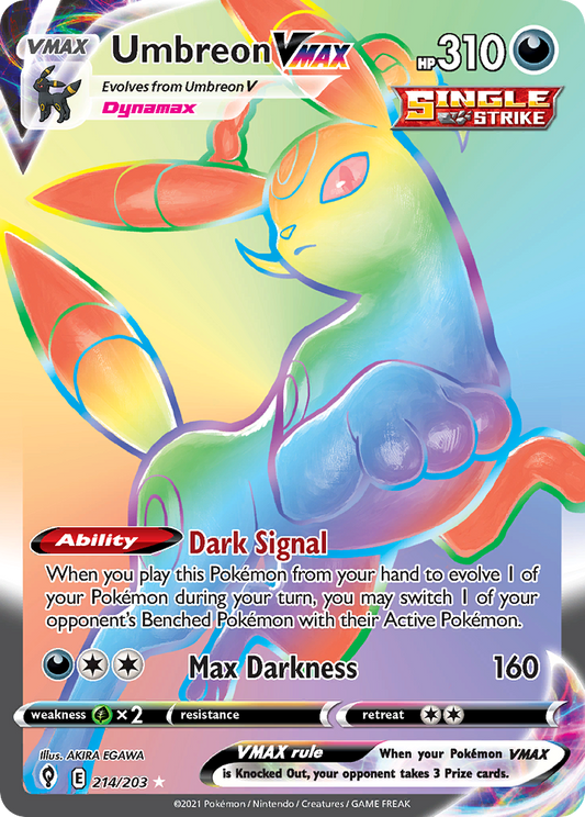 Umbreon VMAX Evolving Skies 214