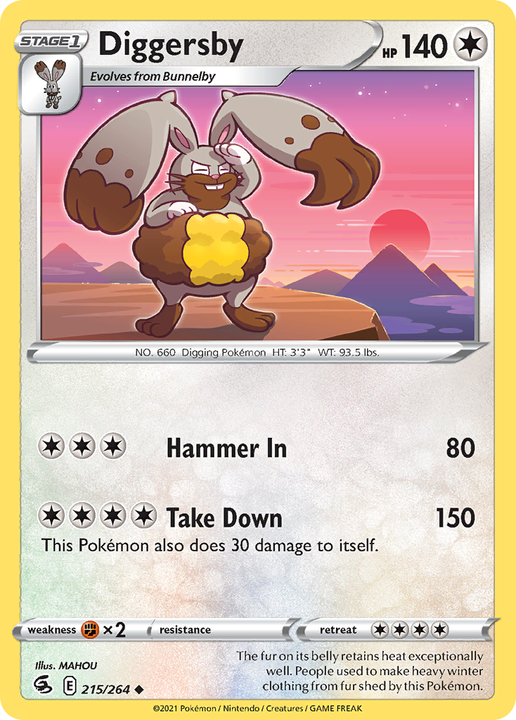 Diggersby Fusion Strike 215