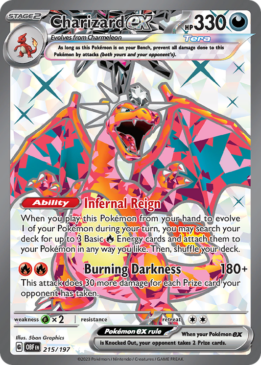 Charizard ex Obsidian Flames 215