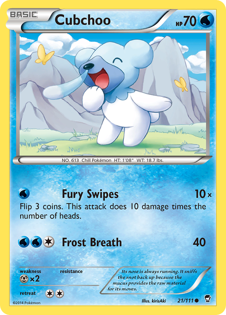 Cubchoo Furious Fists 21