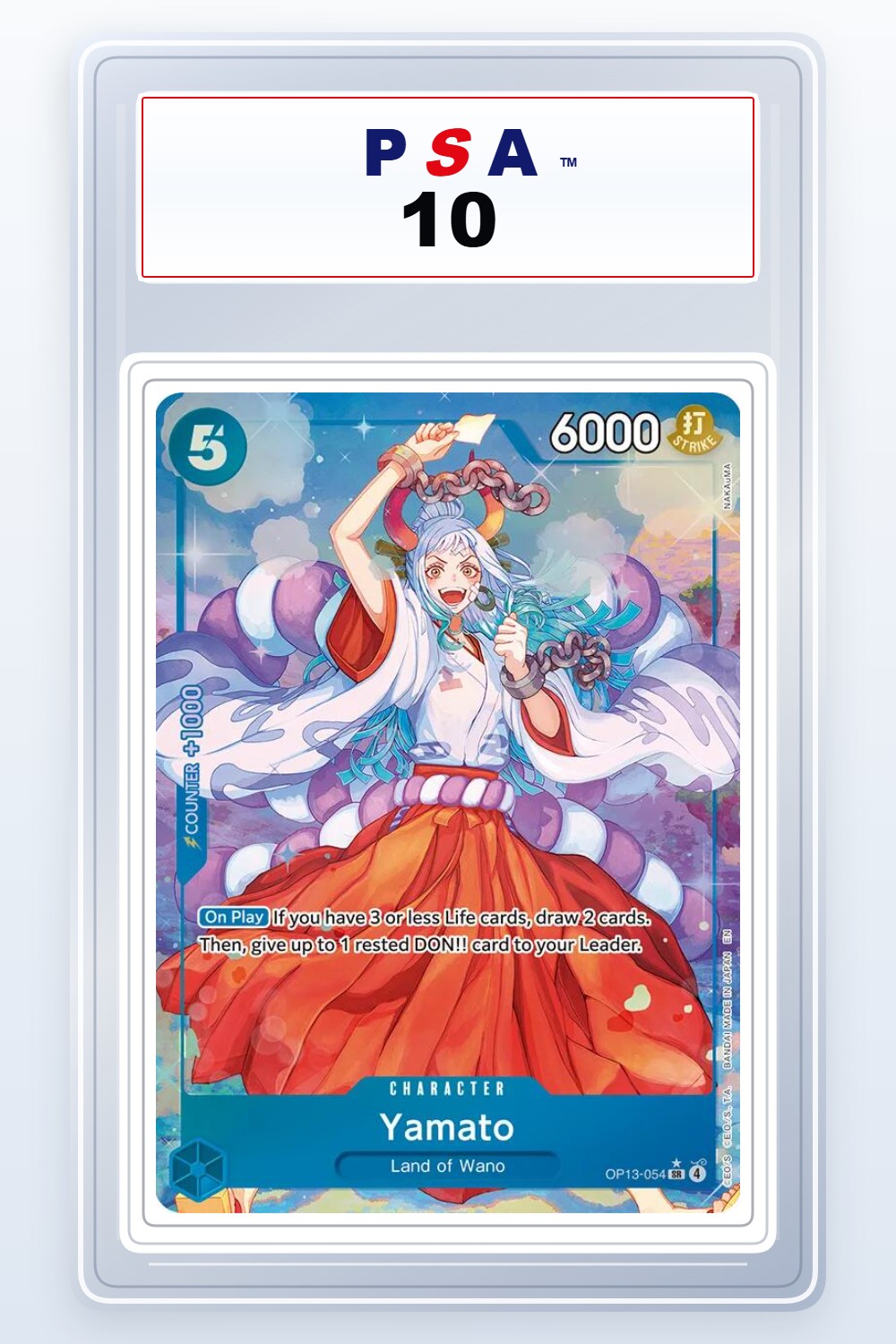 Yamato [Alternate Art] OP13-054 PSA 10