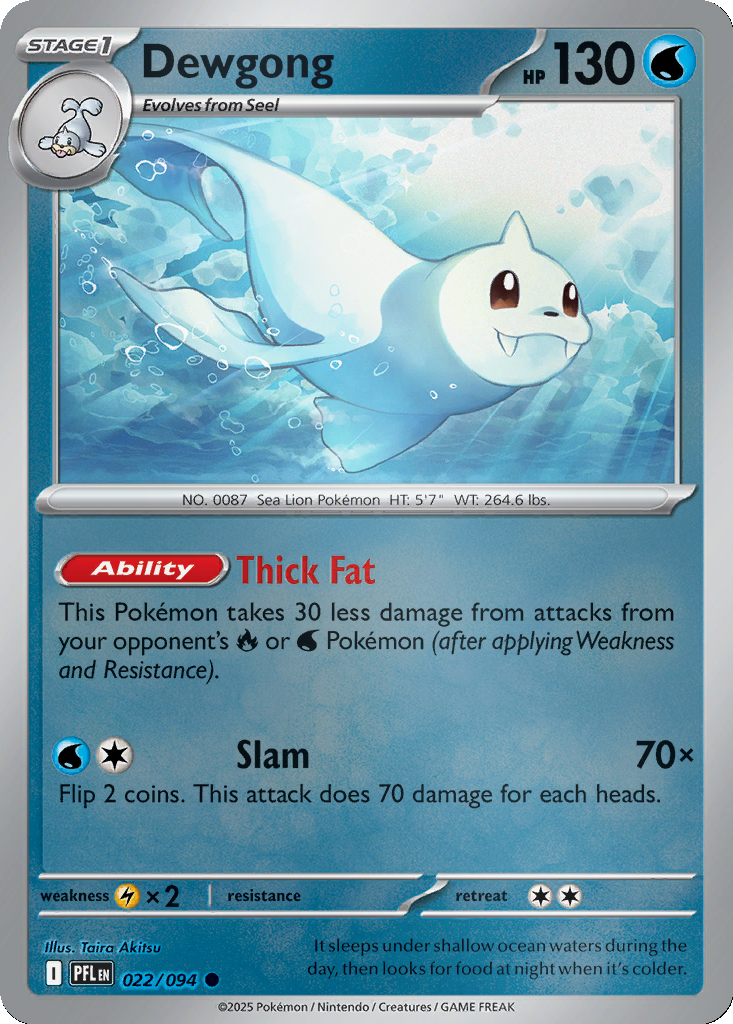 Dewgong [Reverse Holo] #22