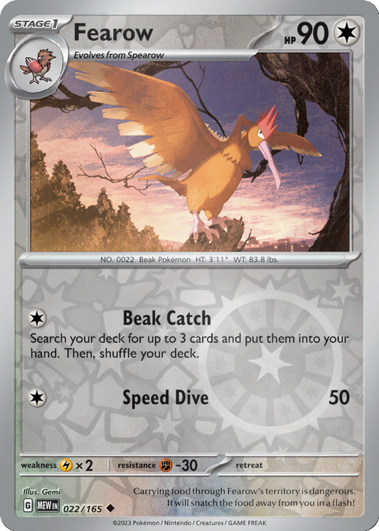 Fearow [Reverse Holo] #22