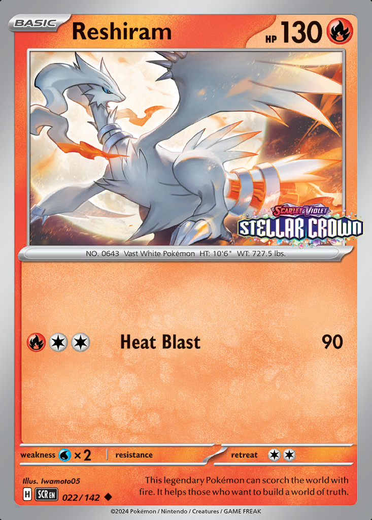 Reshiram [Stamped] #22