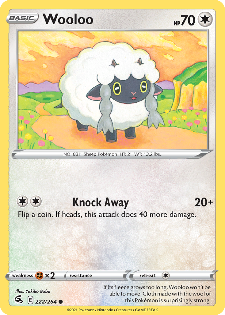 Wooloo Fusion Strike 222