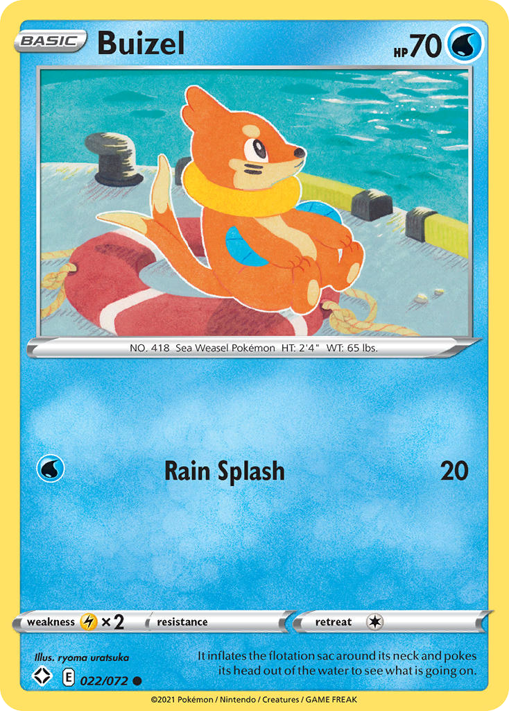Buizel Shining Fates 22