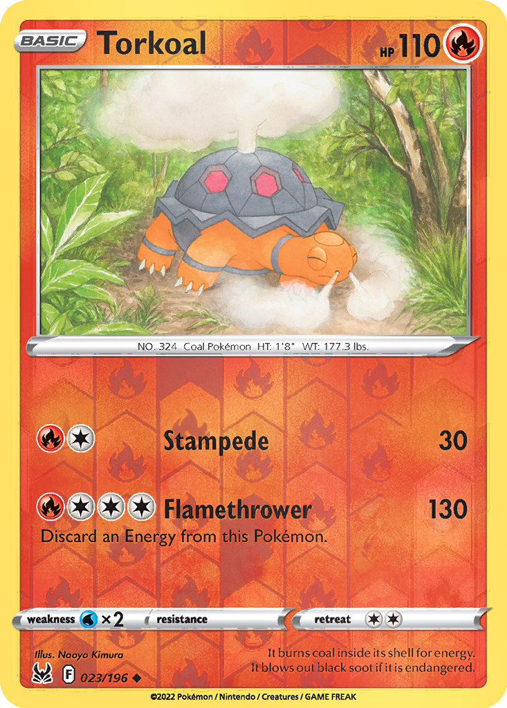 Torkoal [Reverse Holo] #23