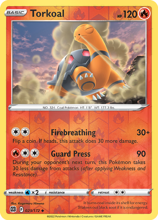 Torkoal [Reverse Holo] #23