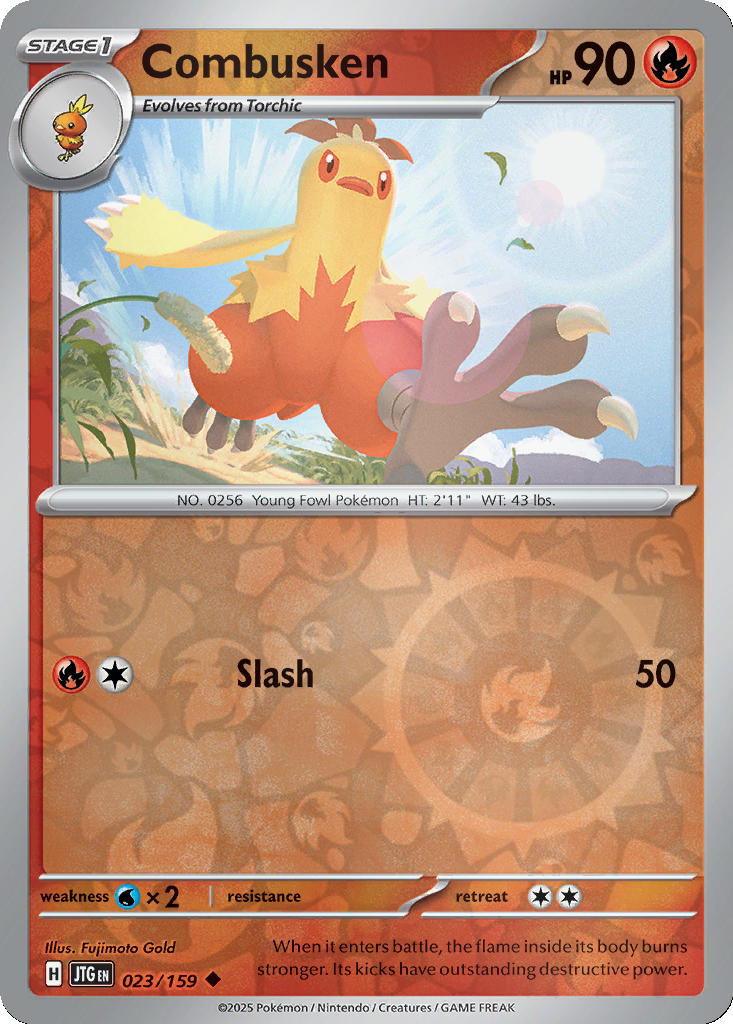 Combusken [Reverse Holo] #23