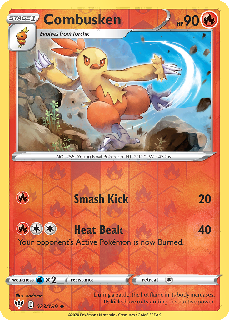 Combusken [Reverse Holo] #23