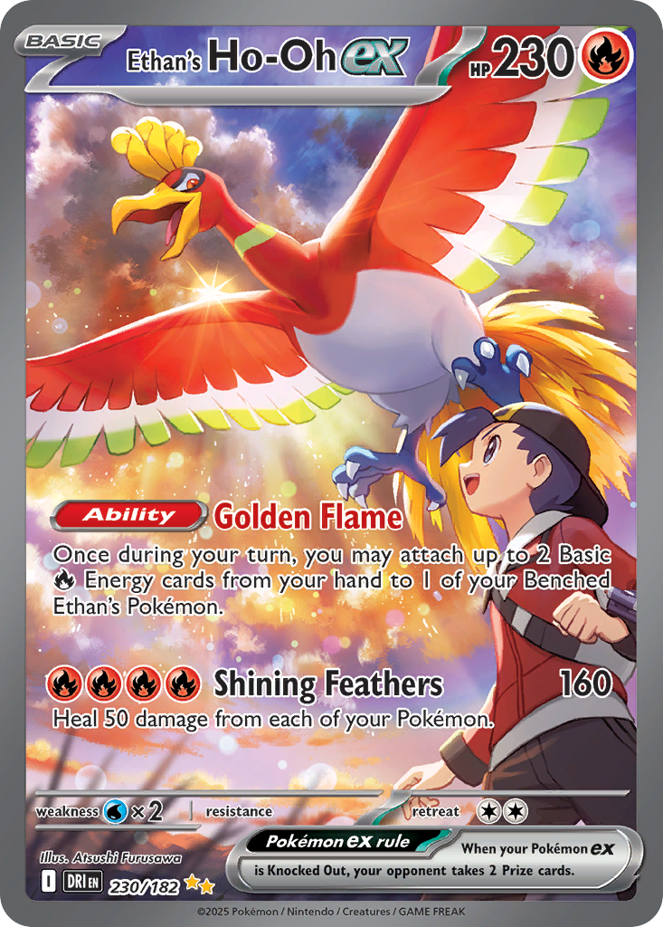 Ethan's Ho-Oh ex #230 PSA 9