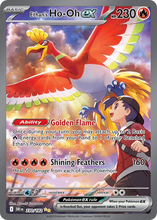 Ethan's Ho-Oh ex #230 PSA 9
