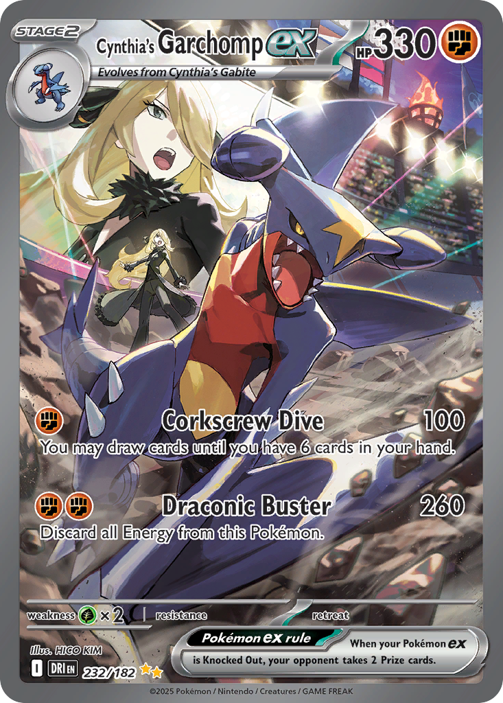 Cynthia's Garchomp ex Destined Rivals 232