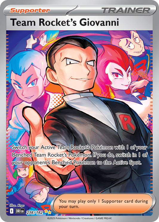 Team Rocket's Giovanni Destined Rivals 238