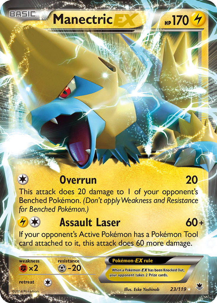 Manectric EX #23