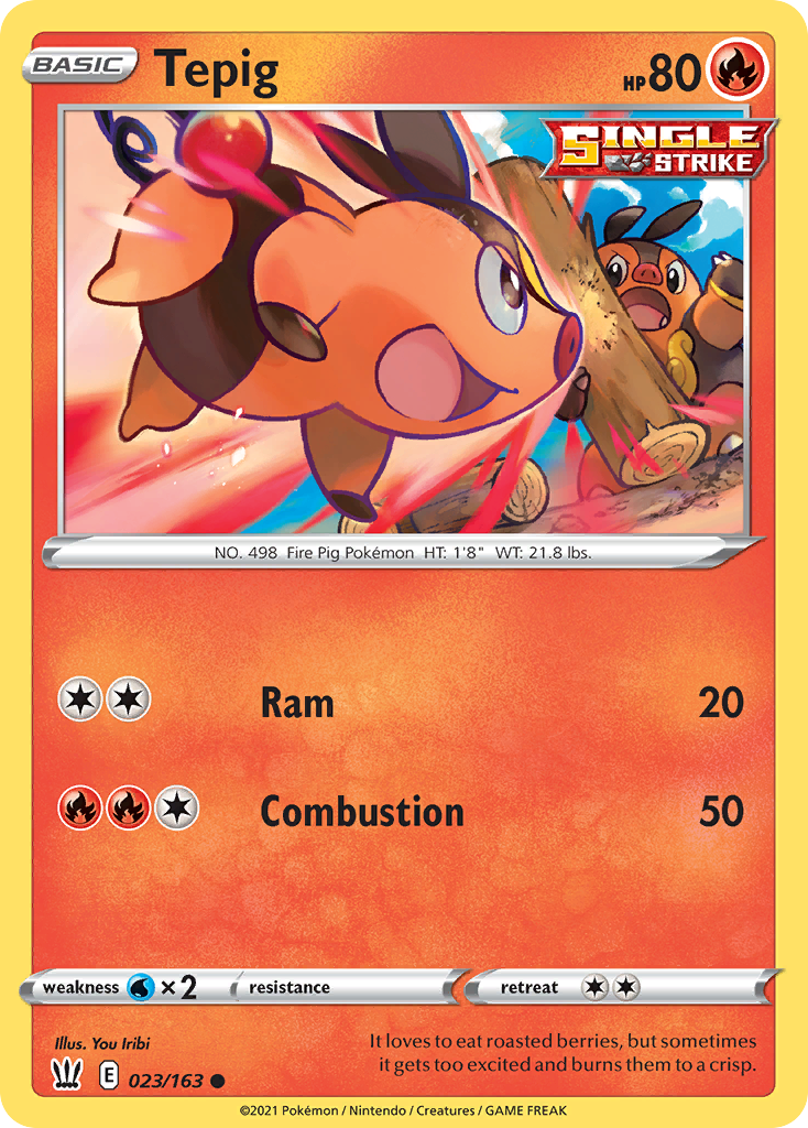 Tepig Battle Styles 23