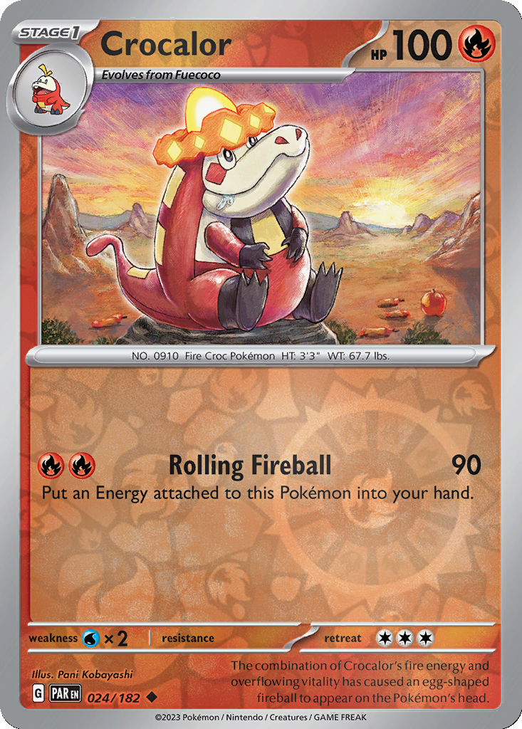 Crocalor [Reverse Holo] #24