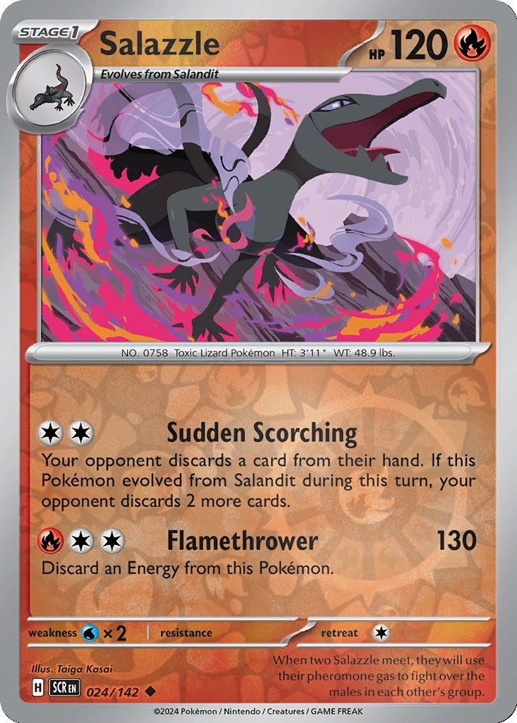 Salazzle [Reverse Holo] #24