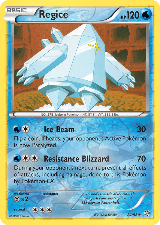Regice [Reverse Holo] #24