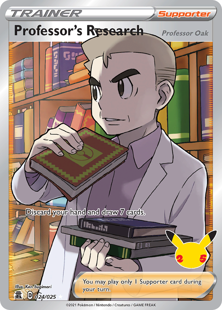 Professor's Research (Professor Oak) Celebrations 24