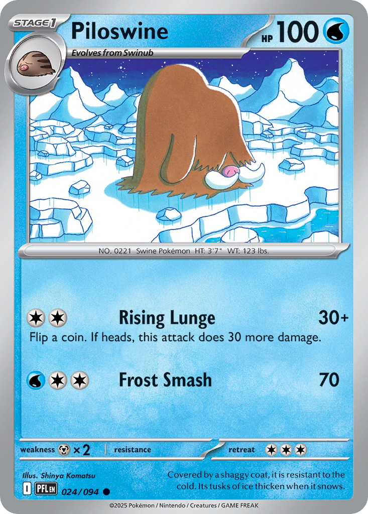 Piloswine Phantasmal Flames 24