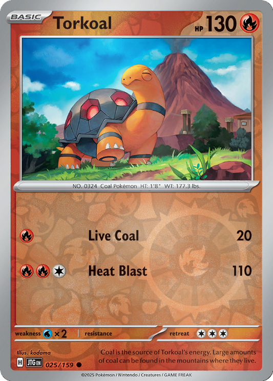 Torkoal [Reverse Holo] #25