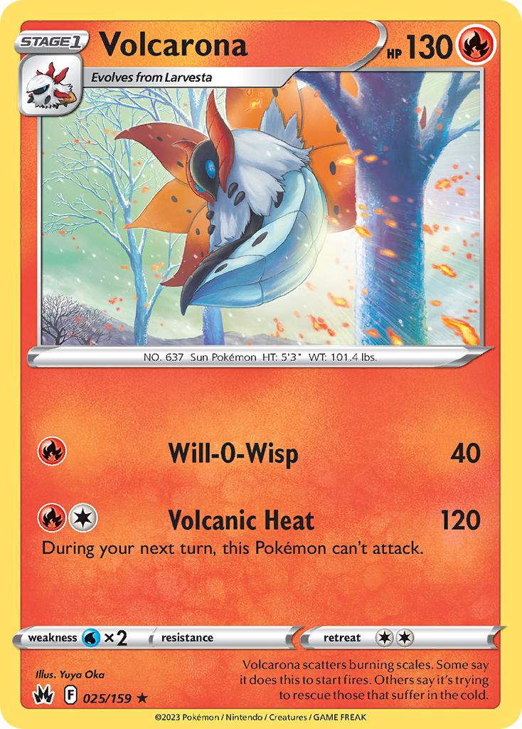Volcarona Crown Zenith 25