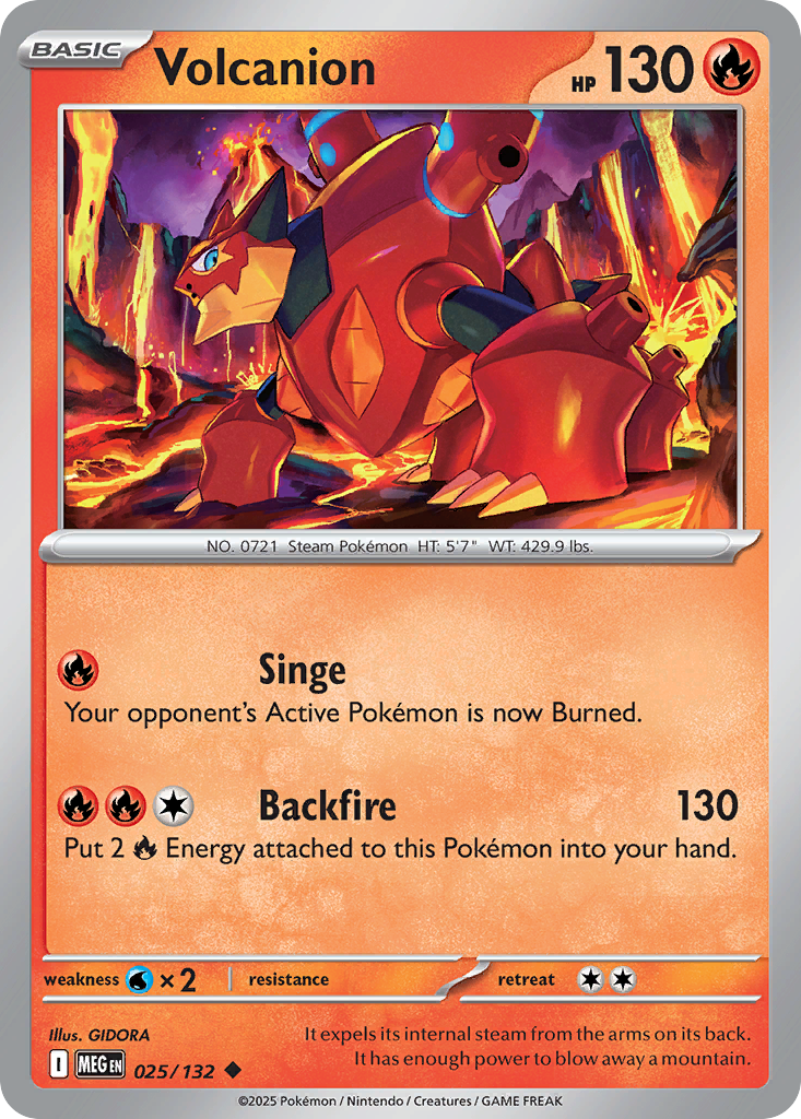 Volcanion Mega Evolution 25