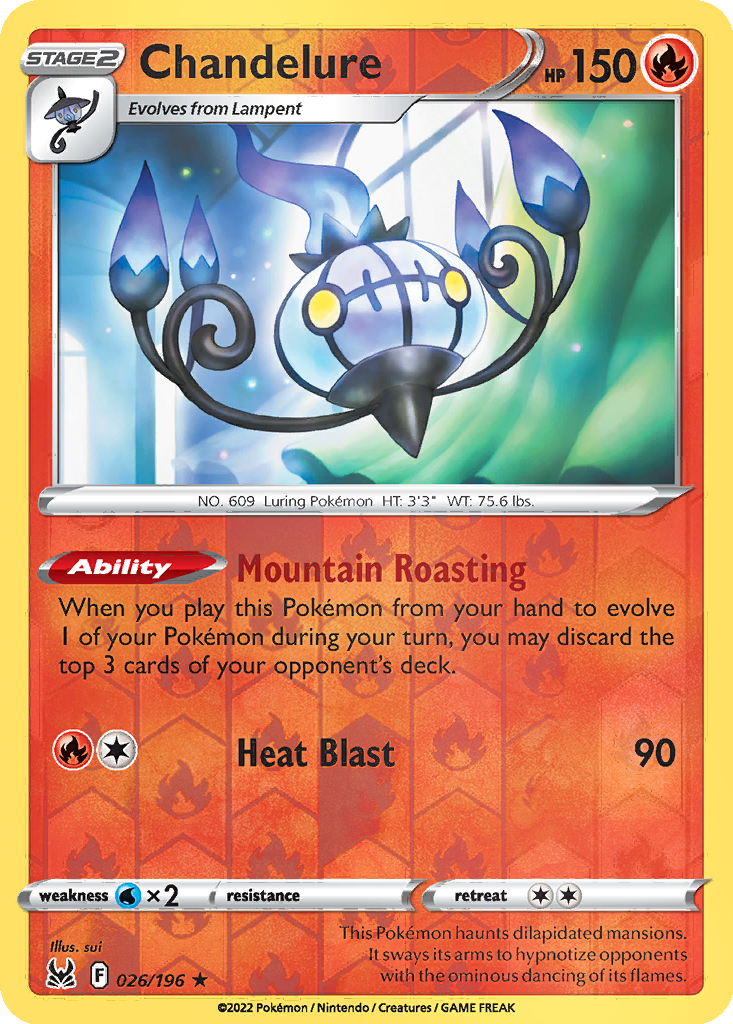Chandelure [Reverse Holo] #26