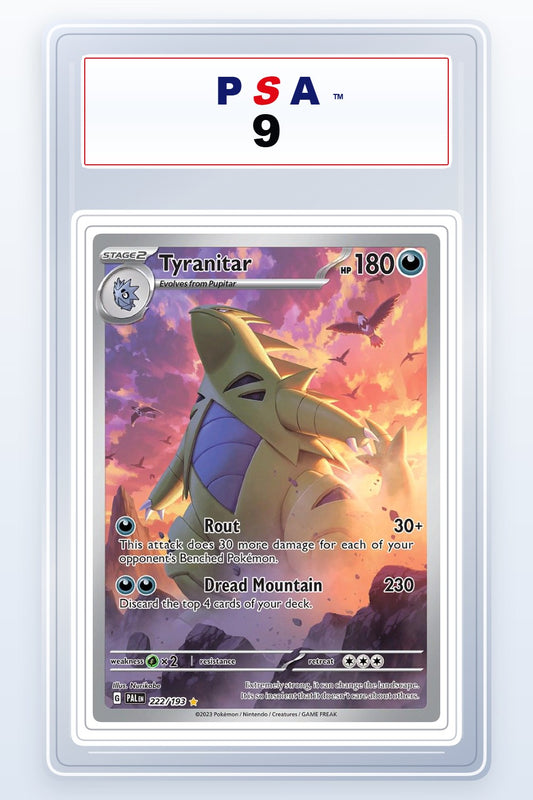 Tyranitar #222 PSA 9