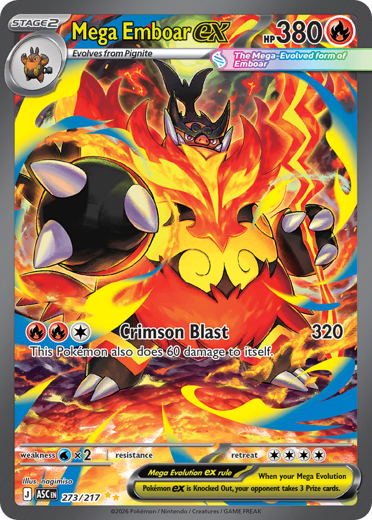 Mega Emboar ex #273