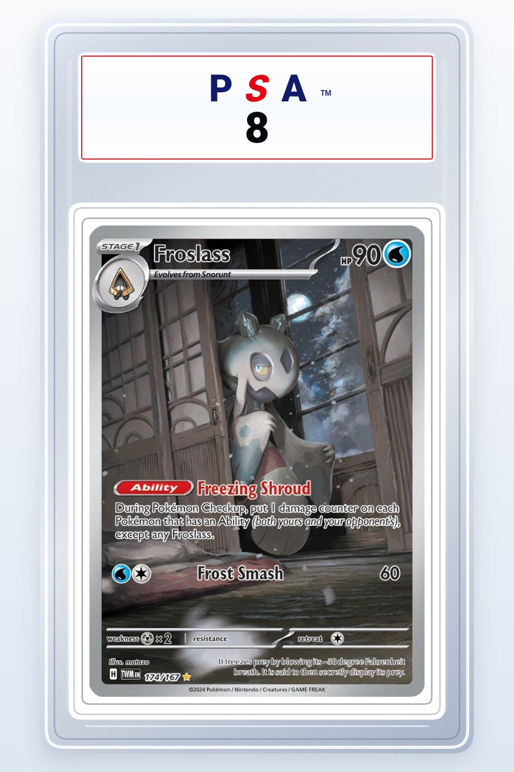 Froslass #174 PSA 8