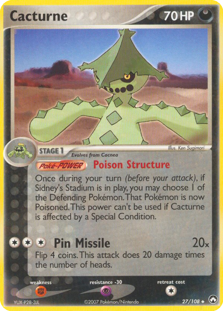 Cacturne [Reverse Holo] #27