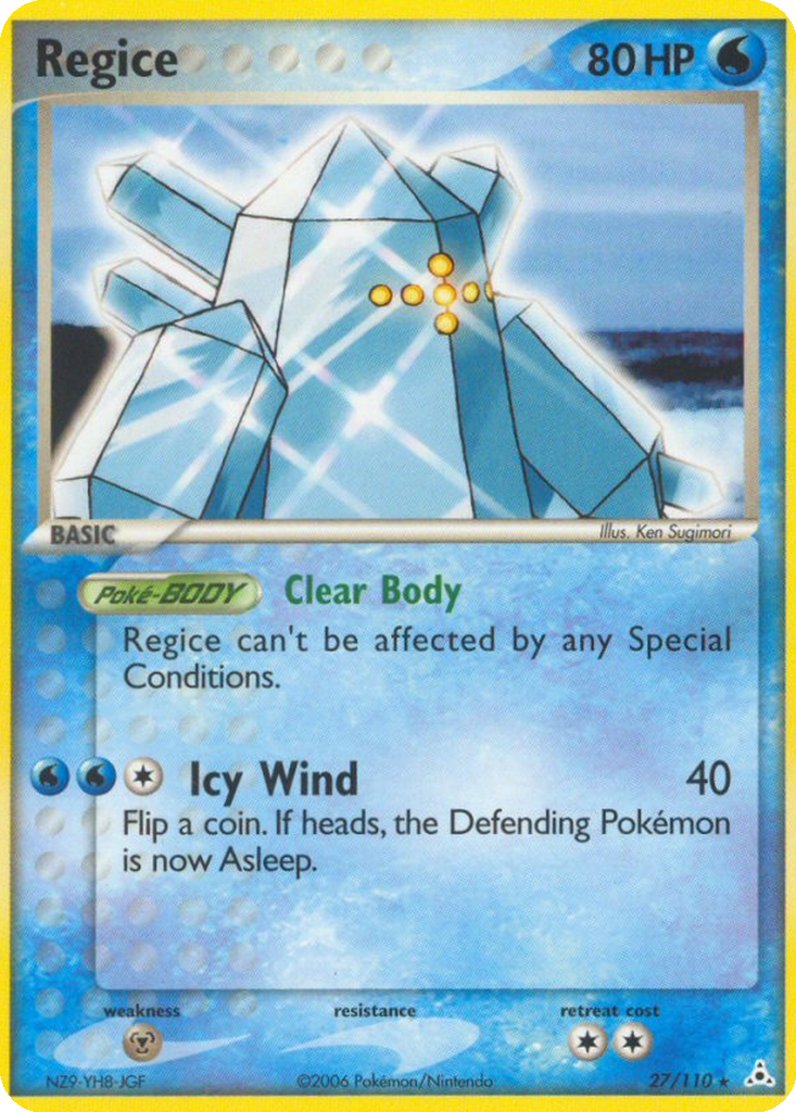 Regice [Reverse Holo] #27