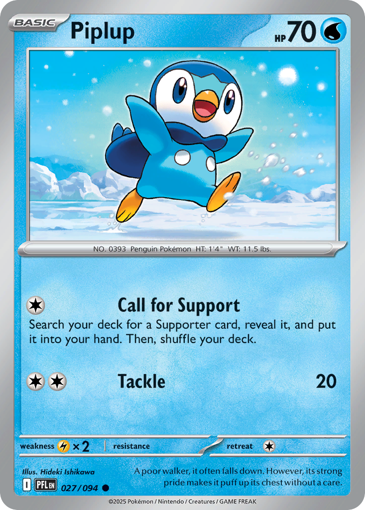 Piplup Phantasmal Flames 27