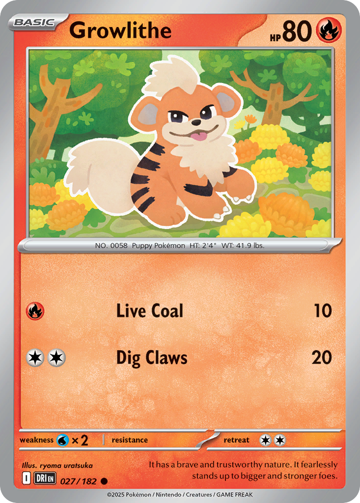 Growlithe Destined Rivals 27