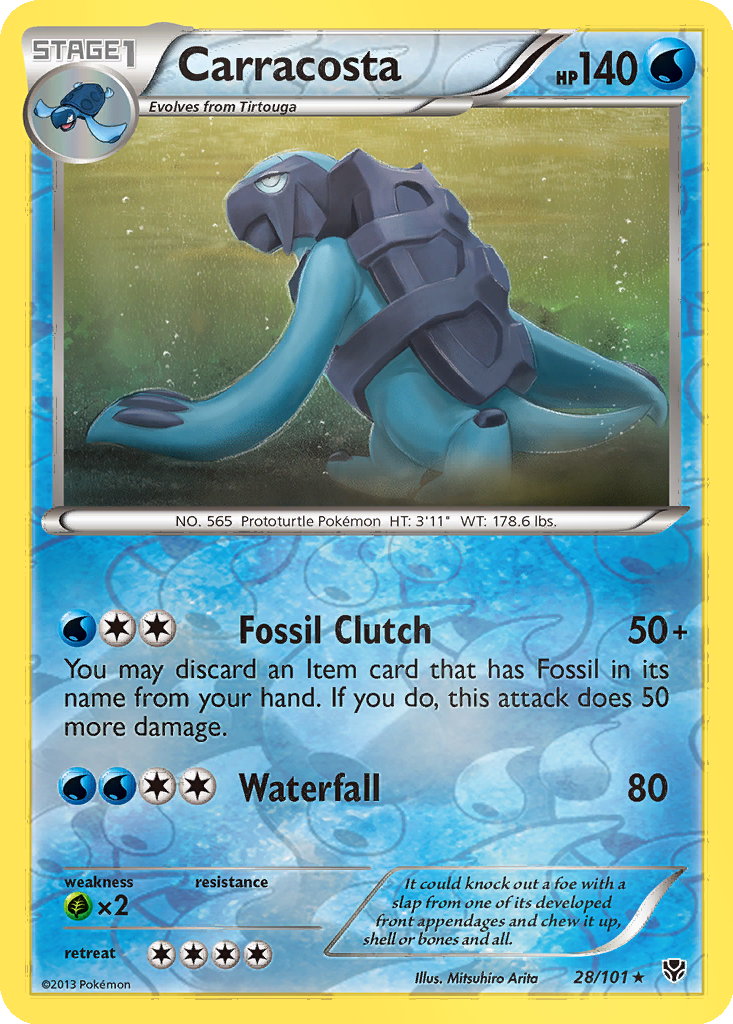Carracosta [Reverse Holo] #28