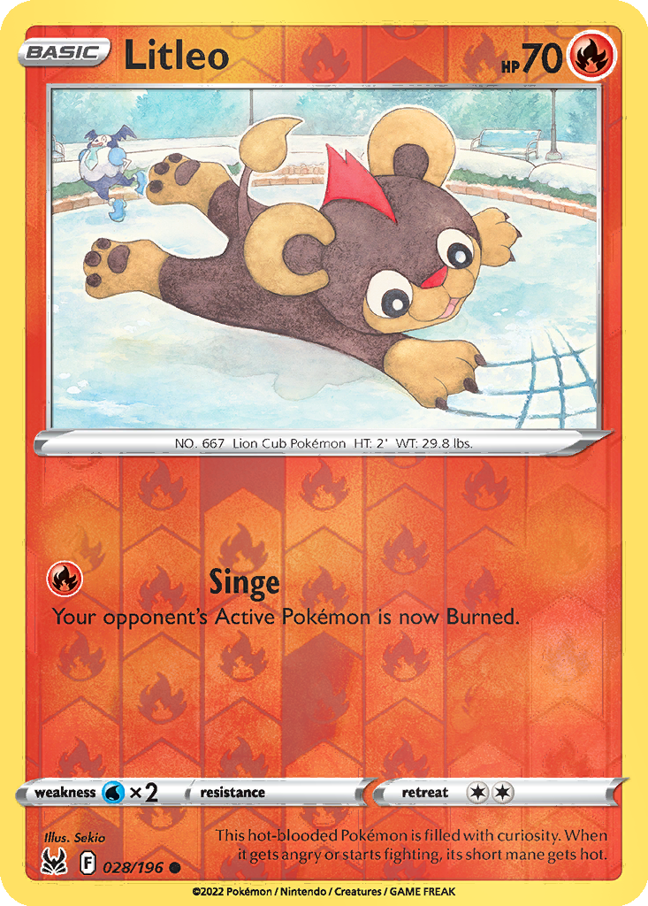 Litleo [Reverse Holo] #28