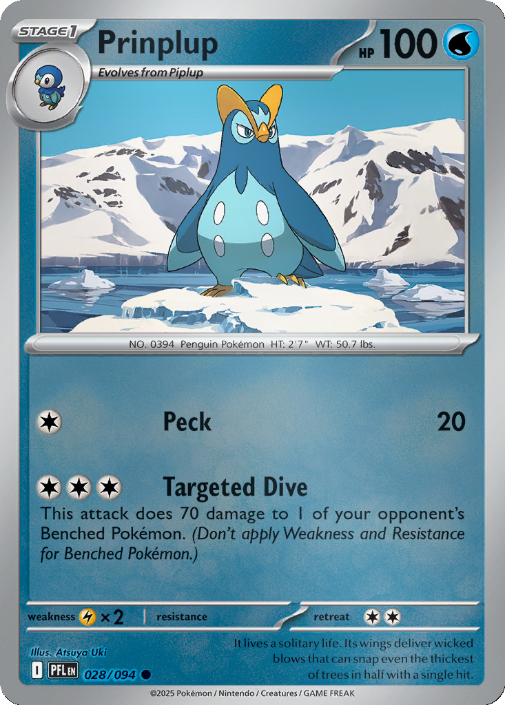 Prinplup [Reverse Holo] #28