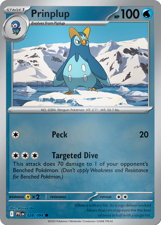 Prinplup [Reverse Holo] #28
